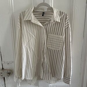 H&M Cotton Button Down Top